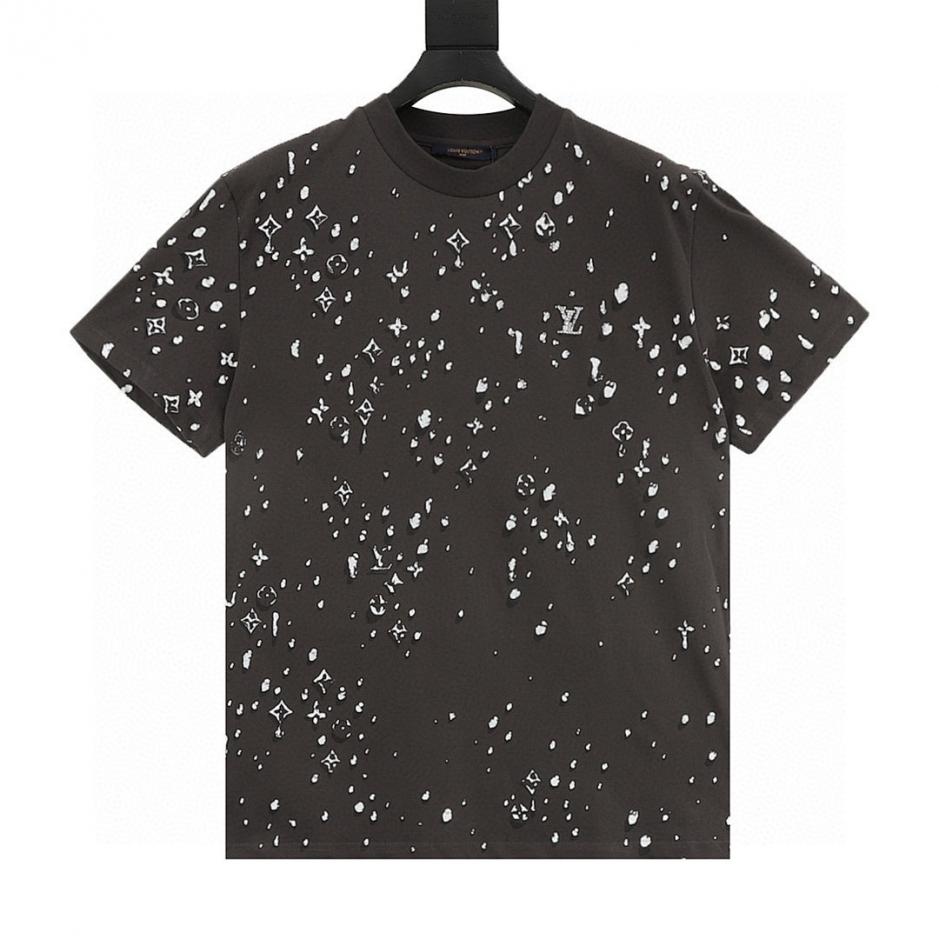 designer,replica,clothing,fake,1:1,lv,luxury,high quality LV teardrop print logo short-sleeved T-shirt (89E4) designer,replica,clothing,fake,1:1,lv,luxury,high quality LV teardrop print logo short-sleeved T-shirt (89E4)