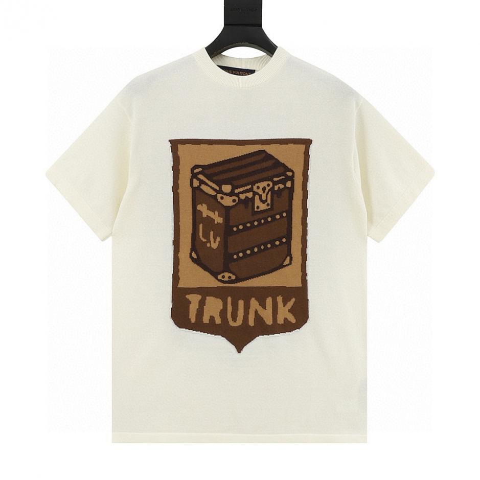 designer,replica,clothing,fake,1:1,lv,luxury,high quality LV trunk geometric pattern knit short-sleeved T-shirt (BDF8) designer,replica,clothing,fake,1:1,lv,luxury,high quality LV trunk geometric pattern knit short-sleeved T-shirt (BDF8)