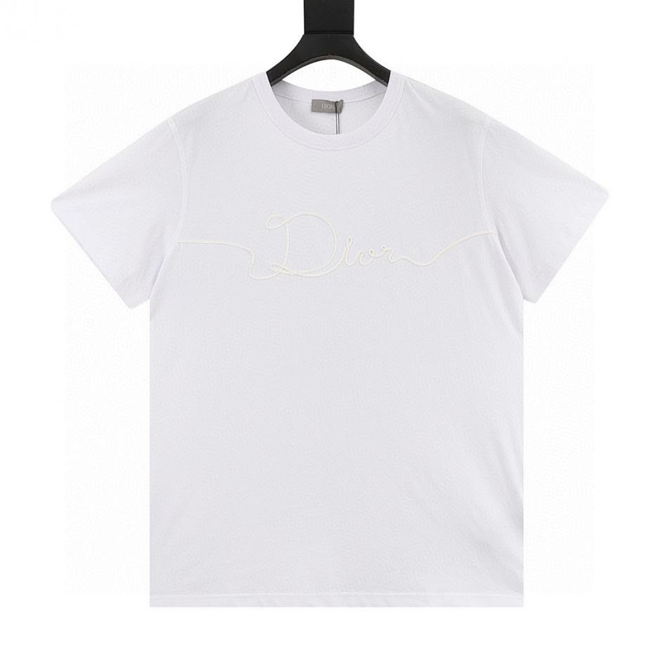 designer,replica,clothing,fake,1:1,lv,luxury,high quality Dior RIBBON Tricolor Signature Embroidered Short-Sleeve T-Shirt (9639) designer,replica,clothing,fake,1:1,lv,luxury,high quality Dior RIBBON Tricolor Signature Embroidered Short-Sleeve T-Shirt (9639)