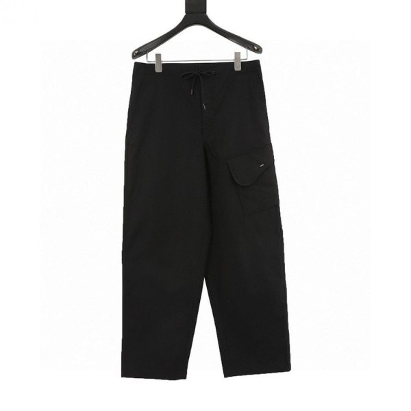 designer,replica,clothing,fake,1:1,lv,luxury,high quality Dior Black Cotton Blend Twill Work Pocket Casual Trousers (DD51)