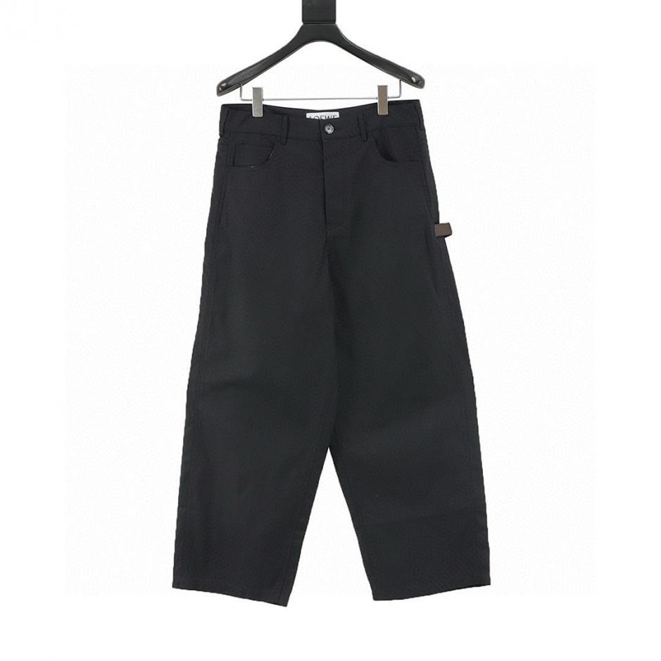 designer,replica,clothing,fake,1:1,lv,luxury,high quality Loewe small-logo cotton twill work pants (0665) designer,replica,clothing,fake,1:1,lv,luxury,high quality Loewe small-logo cotton twill work pants (0665)