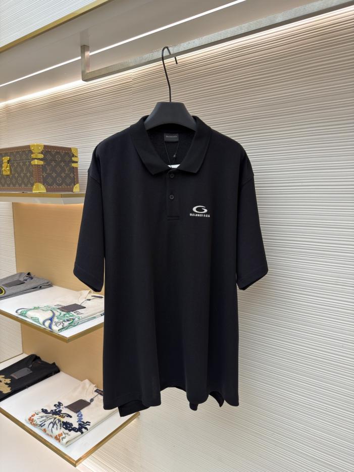 designer,replica,clothing,fake,1:1,lv,luxury,high quality Balenciaga letter embroidered polo shirt (V4SIN) designer,replica,clothing,fake,1:1,lv,luxury,high quality Balenciaga letter embroidered polo shirt (V4SIN)
