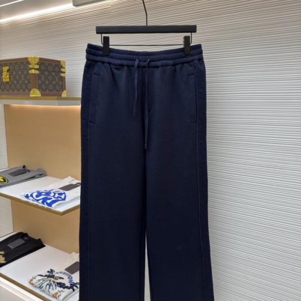 designer,replica,clothing,fake,1:1,lv,luxury,high quality Dior Plain Knit Oblique Print Straight Leg Trousers (WSJTZ)