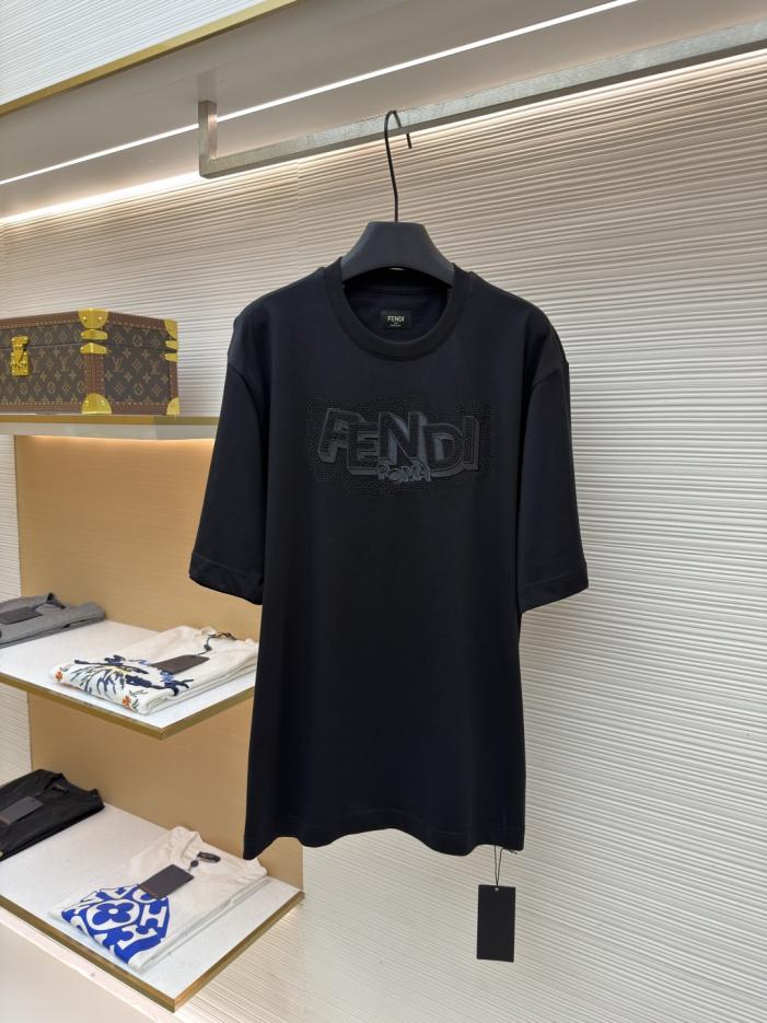 designer,replica,clothing,fake,1:1,lv,luxury,high quality Fendi appliqué embroidered rhinestone logo short-sleeved shirt (1L08M) designer,replica,clothing,fake,1:1,lv,luxury,high quality Fendi appliqué embroidered rhinestone logo short-sleeved shirt (1L08M)