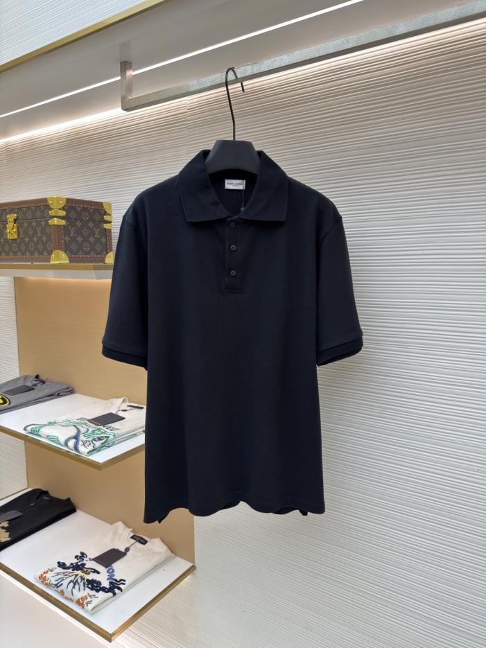 designer,replica,clothing,fake,1:1,lv,luxury,high quality Saint Laurent logo embroidered polo shirt (J8A1I) designer,replica,clothing,fake,1:1,lv,luxury,high quality Saint Laurent logo embroidered polo shirt (J8A1I)