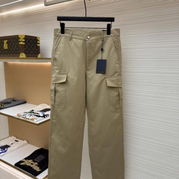designer,replica,clothing,fake,1:1,lv,luxury,high quality LOUIS VUITTON Pocket Embroidered Work Pants (HW2V1)