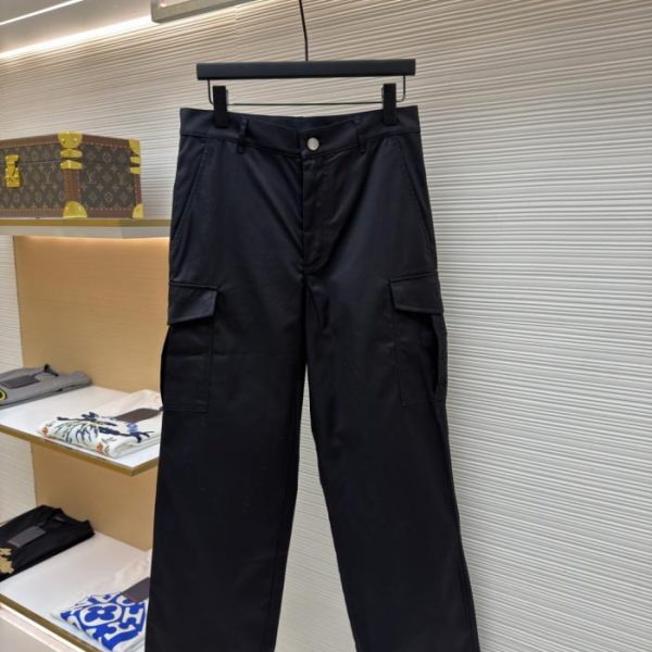 designer,replica,clothing,fake,1:1,lv,luxury,high quality LOUIS VUITTON Pocket Embroidered Work Trousers (67NJ6)