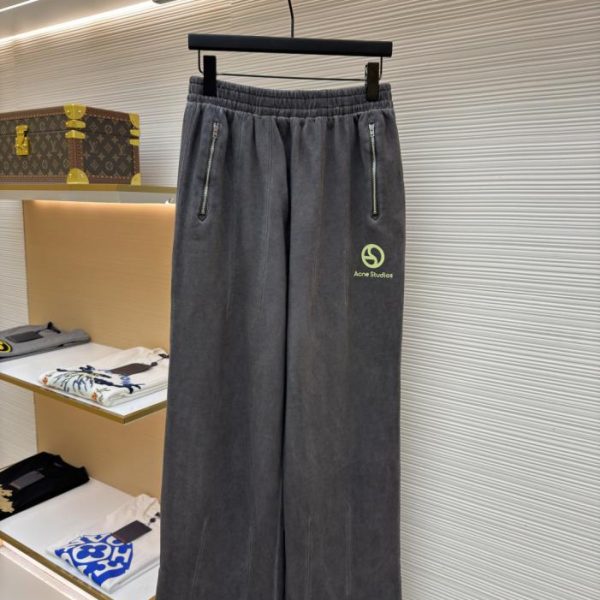 designer,replica,clothing,fake,1:1,lv,luxury,high quality Acne Studios Distressed Logo Pants, Style Code 1682336-B10(ZI9RD)