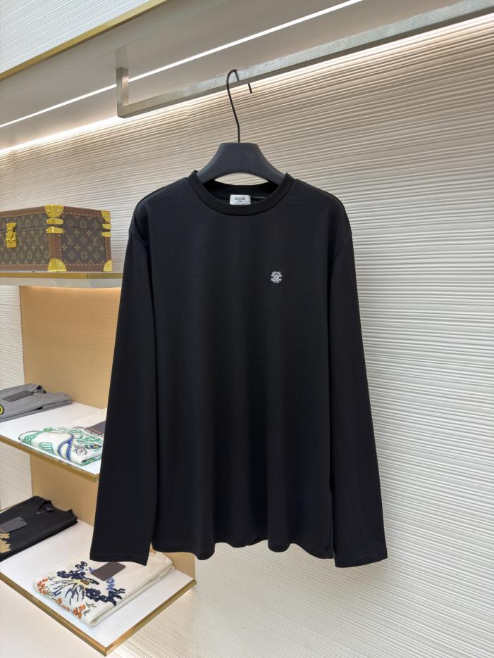 designer,replica,clothing,fake,1:1,lv,luxury,high quality Celine Crew Neck Pullover with Logo Embroidery, Loose Fit Long Sleeve, Item No. 1683094-A10(35FF9) designer,replica,clothing,fake,1:1,lv,luxury,high quality Celine Crew Neck Pullover with Logo Embroidery, Loose Fit Long Sleeve, Item No. 1683094-A10(35FF9)