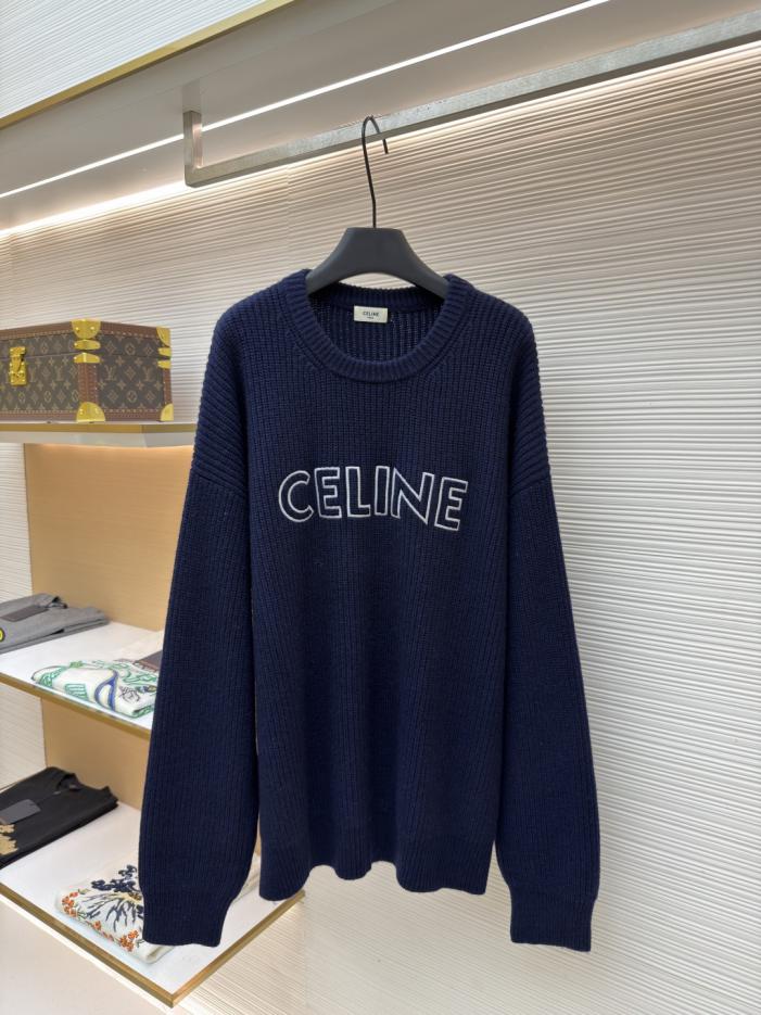 designer,replica,clothing,fake,1:1,lv,luxury,high quality Celine logo crewneck sweater, item number 1683085-B20(MOUUS) designer,replica,clothing,fake,1:1,lv,luxury,high quality Celine logo crewneck sweater, item number 1683085-B20(MOUUS)