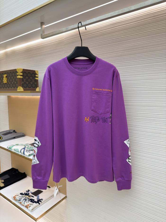 designer,replica,clothing,fake,1:1,lv,luxury,high quality Chrome Hearts Solid Color Crew Neck Cartoon Print Long-Sleeve T-Shirt, Item No. 1683016-A60(SMMH4) designer,replica,clothing,fake,1:1,lv,luxury,high quality Chrome Hearts Solid Color Crew Neck Cartoon Print Long-Sleeve T-Shirt, Item No. 1683016-A60(SMMH4)