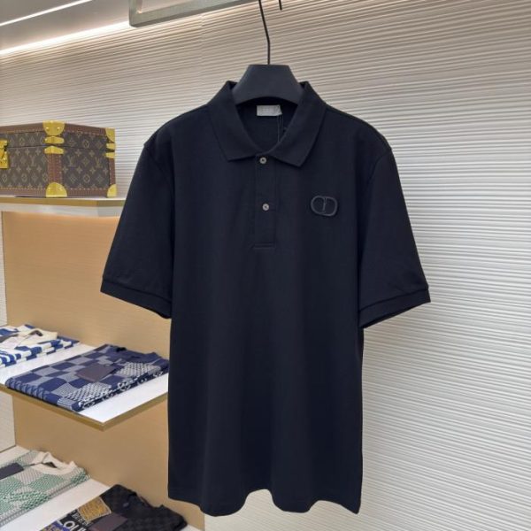 designer,replica,clothing,fake,1:1,lv,luxury,high quality DIOR CD Embroidered Polo Shirt, Item No. 1680440-A35(C248A)