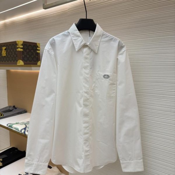 designer,replica,clothing,fake,1:1,lv,luxury,high quality Dior Box Embroidered Shirt, Item No. 1682767-A65(JQKGY)