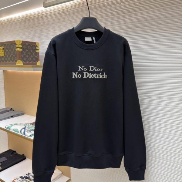 designer,replica,clothing,fake,1:1,lv,luxury,high quality Dior Manifesto Embroidered Crew Neck Sweatshirt, Item No. 1683181-A60 (DOIU6)