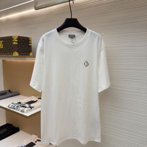 designer,replica,clothing,fake,1:1,lv,luxury,high quality Dior logo cotton short-sleeved T-shirt, item number 1682601-X90(YAI9N)