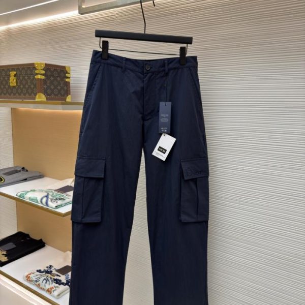 designer,replica,clothing,fake,1:1,lv,luxury,high quality Dior solid color embroidered cargo trousers, item number 1682966-B20 (2KBBB)