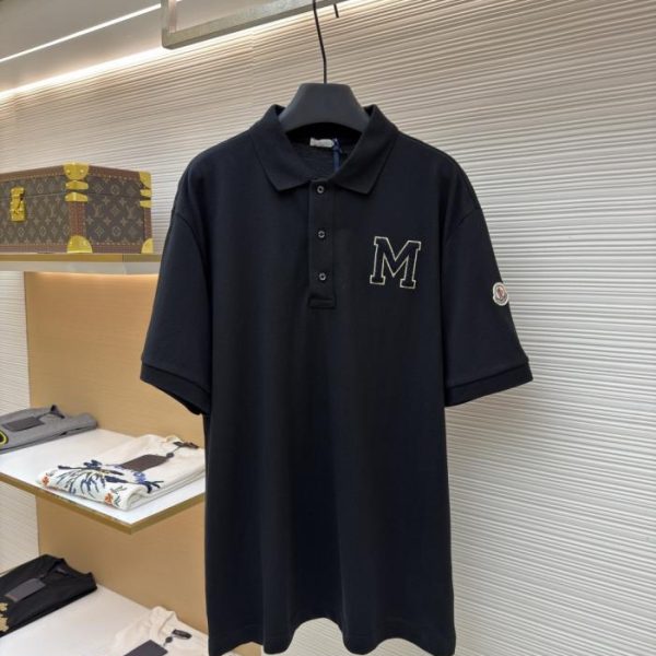 designer,replica,clothing,fake,1:1,lv,luxury,high quality Moncler terry cloth embroidered polo shirt, item number 1682397-A15(Y1WMN)