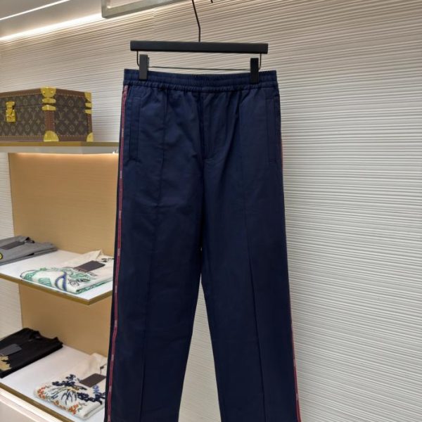 designer,replica,clothing,fake,1:1,lv,luxury,high quality Gucci woven-trimmed track pants, style number 1683098-B05(OC06S)