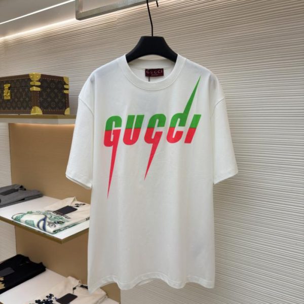designer,replica,clothing,fake,1:1,lv,luxury,high quality Gucci Blade Print Crew Neck Pullover Short-Sleeve T-Shirt, Item No. 1683037-X95(9DOJK)