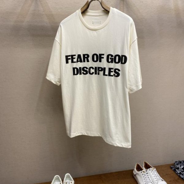 designer,replica,clothing,fake,1:1,lv,luxury,high quality FEAR OF GOD Spring/Summer New Arrival, 240g Weight, Beige Crew Neck (H6IHC)