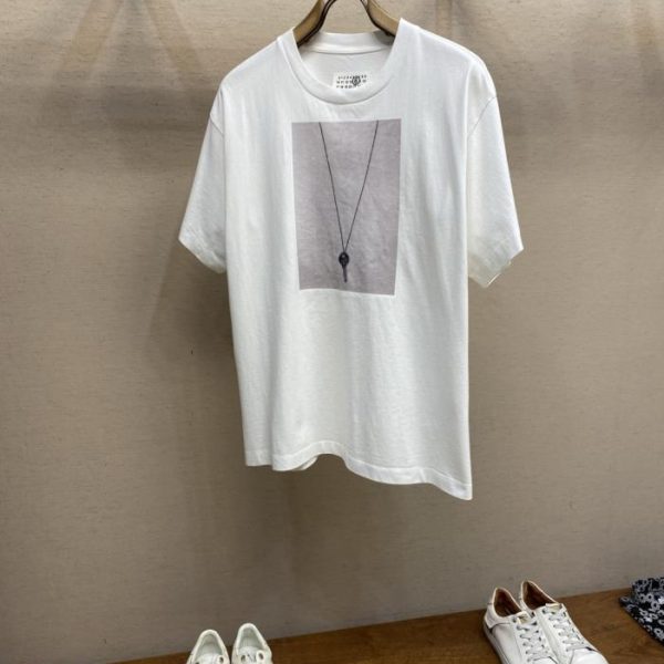 designer,replica,clothing,fake,1:1,lv,luxury,high quality MM6 Key Print Short-Sleeve T-Shirt (ZJQSN)