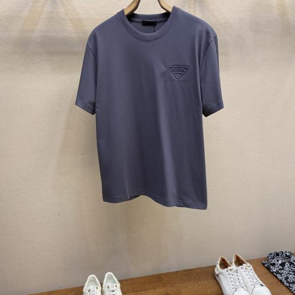 designer,replica,clothing,fake,1:1,lv,luxury,high quality Prada letter short-sleeved shirt (RBT12)
