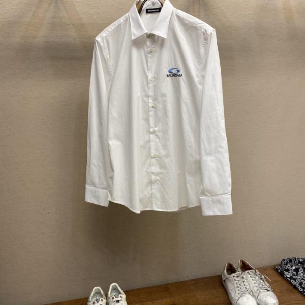 designer,replica,clothing,fake,1:1,lv,luxury,high quality Balenciaga classic business casual shirt (O60FM)