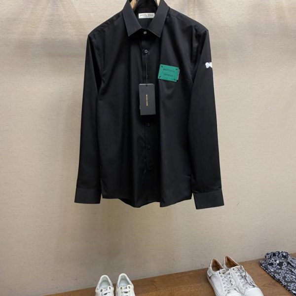 designer,replica,clothing,fake,1:1,lv,luxury,high quality Bottrga Veneta New Green Leather Label Shirt (UGW24)