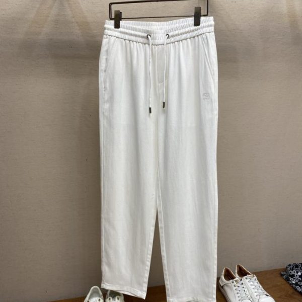 designer,replica,clothing,fake,1:1,lv,luxury,high quality Zzegna ZE Tencel Linen Casual Pants (GA64I)