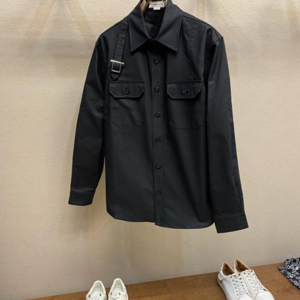 designer,replica,clothing,fake,1:1,lv,luxury,high quality Alexander McQueen’s new work shirt, unisex style (1YKC9)