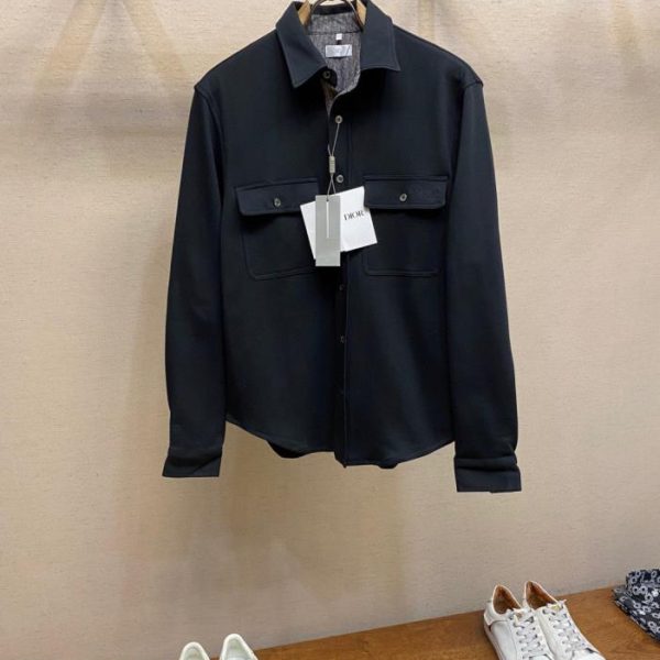 designer,replica,clothing,fake,1:1,lv,luxury,high quality Dior monogram patchwork jacket and cotton shirt (5SRD7)