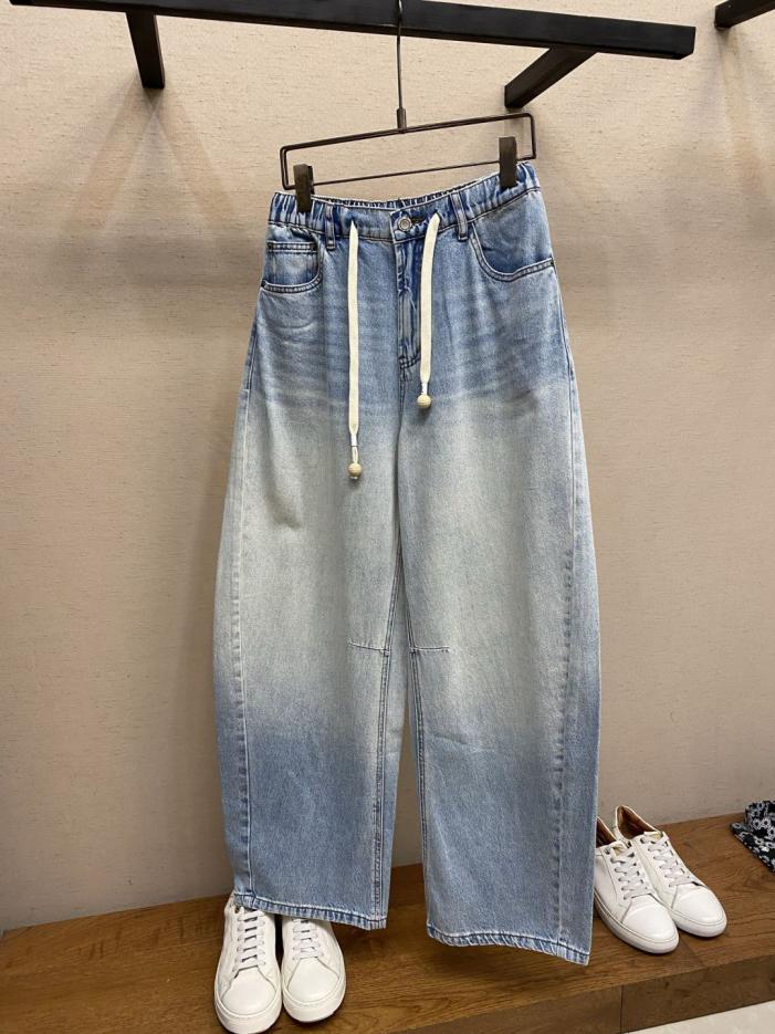 designer,replica,clothing,fake,1:1,lv,luxury,high quality BV Sea Salt Gradient Drawstring Wide-Leg Jeans (AE8X4) designer,replica,clothing,fake,1:1,lv,luxury,high quality BV Sea Salt Gradient Drawstring Wide-Leg Jeans (AE8X4)