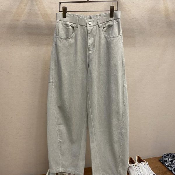 designer,replica,clothing,fake,1:1,lv,luxury,high quality MM6 Milkshake Denim Wide-Leg Pants (ZYJRZ)
