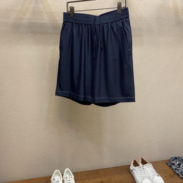designer,replica,clothing,fake,1:1,lv,luxury,high quality Prada navy blue shorts (R0WWG)