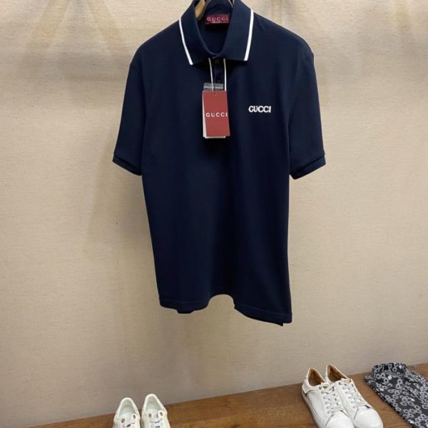 designer,replica,clothing,fake,1:1,lv,luxury,high quality Gucci embroidered polo shirt (MJ9L8)