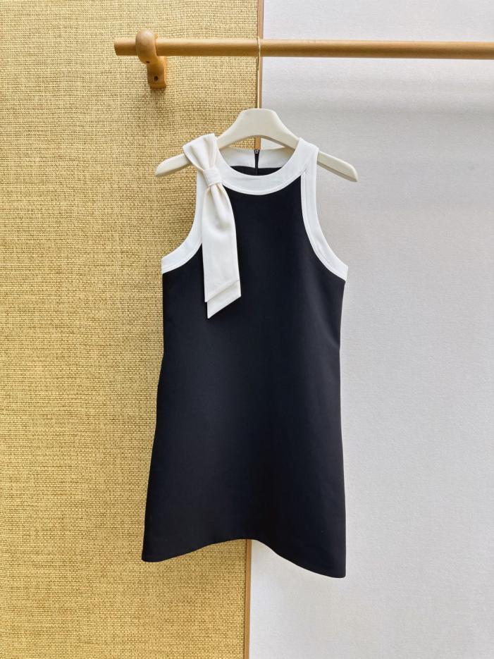 designer,replica,clothing,fake,1:1,lv,luxury,high quality Dior Spring/Summer New Arrival: French Hepburn-inspired Color-Blocked Bow Sleeveless Dress (G6ZLJ) designer,replica,clothing,fake,1:1,lv,luxury,high quality Dior Spring/Summer New Arrival: French Hepburn-inspired Color-Blocked Bow Sleeveless Dress (G6ZLJ)