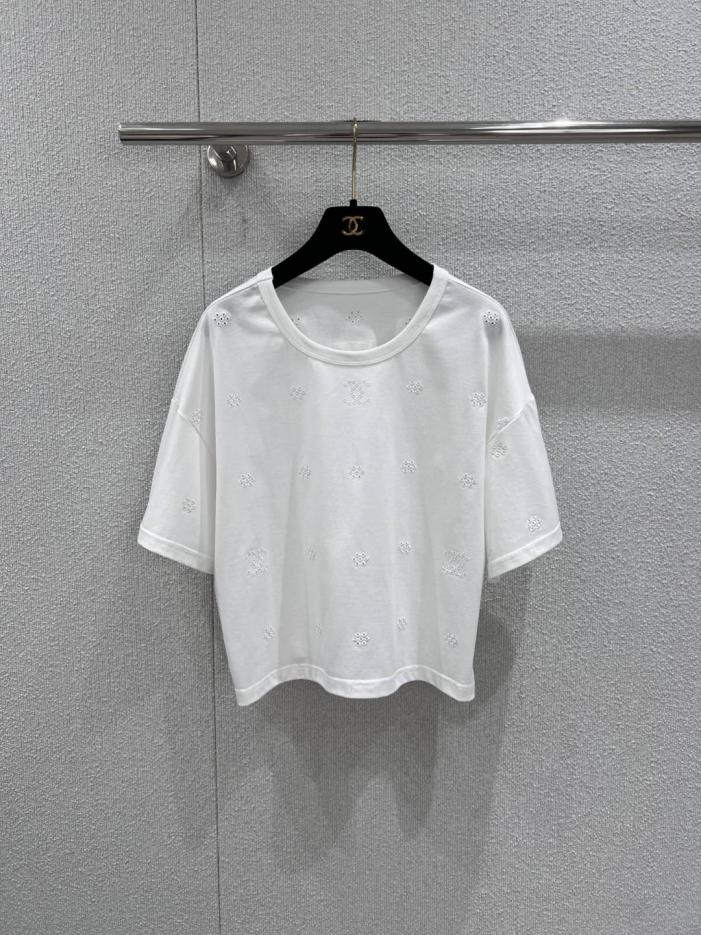 designer,replica,clothing,fake,1:1,lv,luxury,high quality CHANEL’s new Haute Couture collection: Crew Neck Short-Sleeve T-Shirt with Hollow-Out Embroidery (WWNT8) designer,replica,clothing,fake,1:1,lv,luxury,high quality CHANEL’s new Haute Couture collection: Crew Neck Short-Sleeve T-Shirt with Hollow-Out Embroidery (WWNT8)