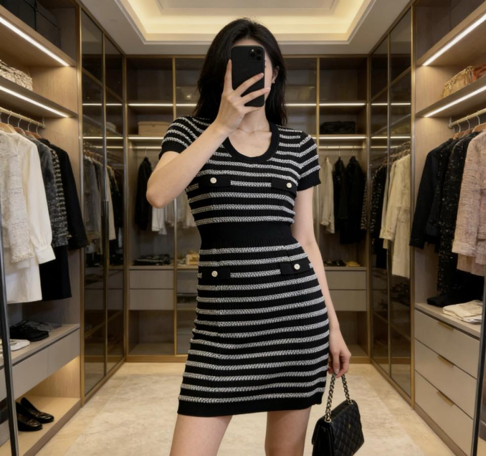 designer,replica,clothing,fake,1:1,lv,luxury,high quality CHANEL’s latest early spring collection: Striped knit short-sleeved top (AEL50) designer,replica,clothing,fake,1:1,lv,luxury,high quality CHANEL’s latest early spring collection: Striped knit short-sleeved top (AEL50)