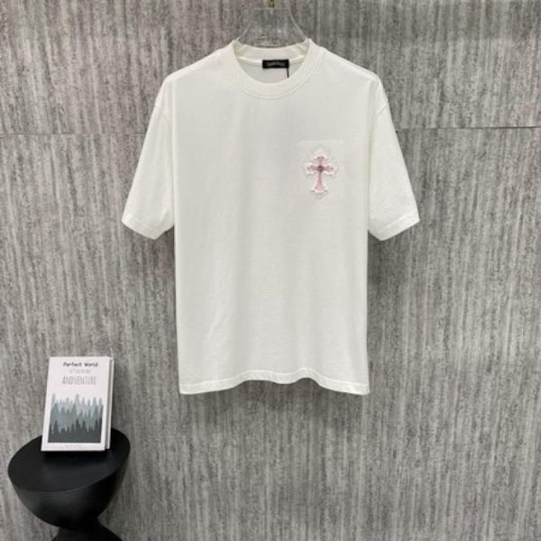 designer,replica,clothing,fake,1:1,lv,luxury,high quality Chrome Hearts T-shirt (444E)