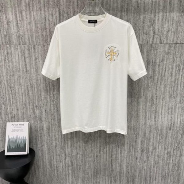 designer,replica,clothing,fake,1:1,lv,luxury,high quality Chrome Hearts T-shirt (589B)