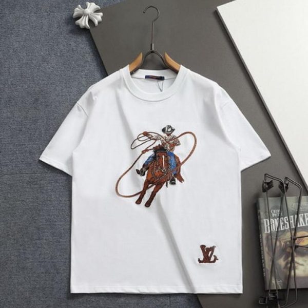 designer,replica,clothing,fake,1:1,lv,luxury,high quality Louis Vuitton T-shirt (1098)