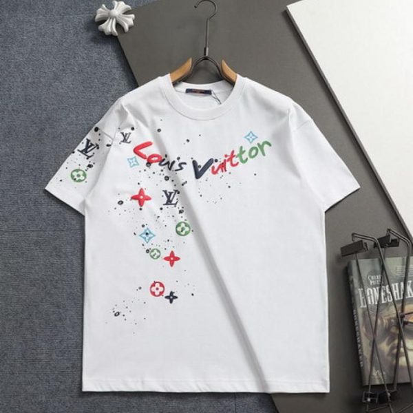 designer,replica,clothing,fake,1:1,lv,luxury,high quality Louis Vuitton T-shirt (5C1A)