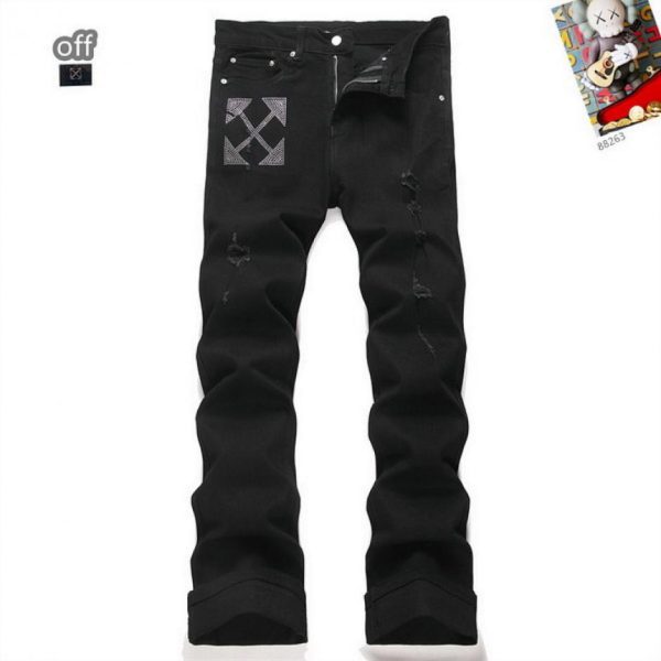 designer,replica,clothing,fake,1:1,lv,luxury,high quality OFF Jeans (9A48)