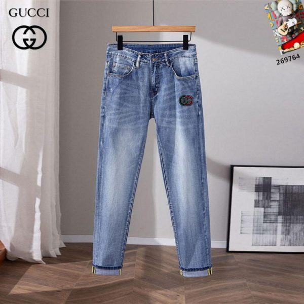 designer,replica,clothing,fake,1:1,lv,luxury,high quality Gucci jeans (906D)