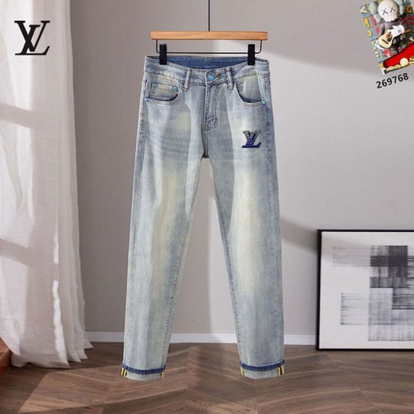 designer,replica,clothing,fake,1:1,lv,luxury,high quality Louis Vuitton Jeans (0F45)