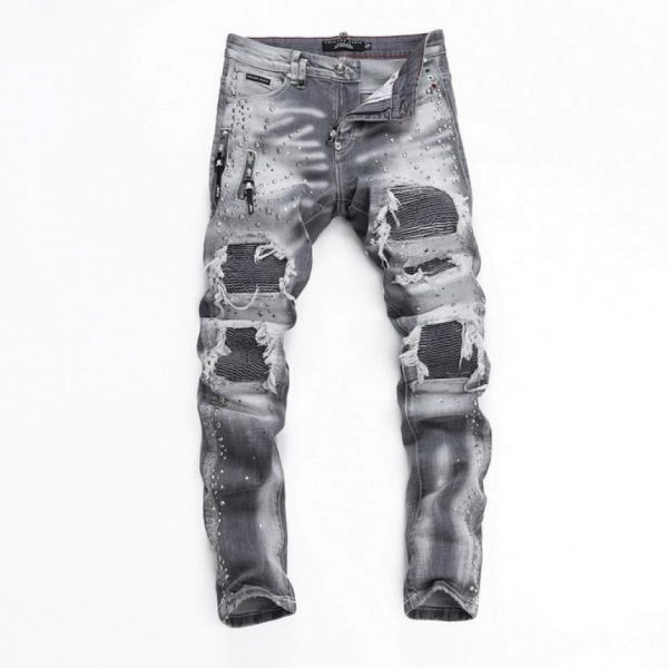 designer,replica,clothing,fake,1:1,lv,luxury,high quality PP jeans (D8B4)