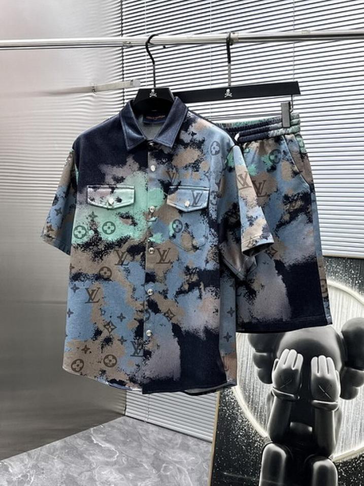 designer,replica,clothing,fake,1:1,lv,luxury,high quality Louis Vuitton Suit (0FB7)