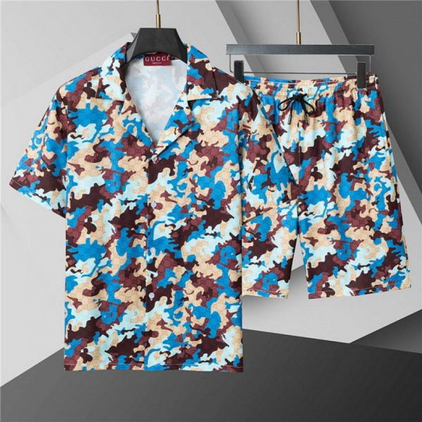 designer,replica,clothing,fake,1:1,lv,luxury,high quality Gucci Set (4B80)