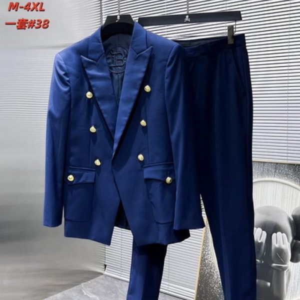 designer,replica,clothing,fake,1:1,lv,luxury,high quality Balmain suits (AACE)