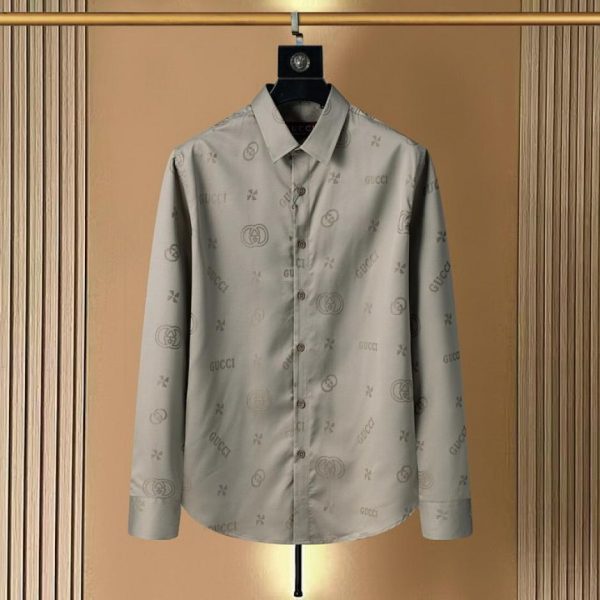 designer,replica,clothing,fake,1:1,lv,luxury,high quality Gucci long-sleeved shirt (8F23)